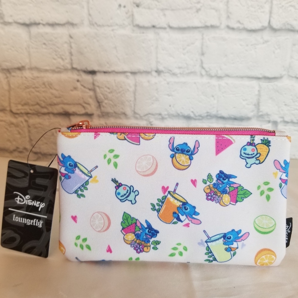 Loungefly Disney Lilo & Stitch Fruit Pouch Bag New